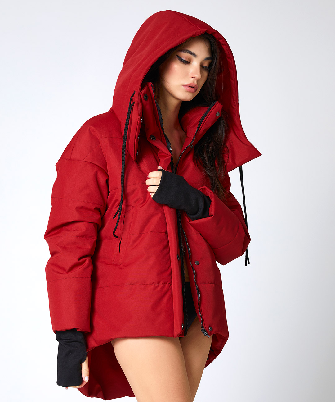 Зимняя куртка Акира Red от магазина KATAMI WEAR