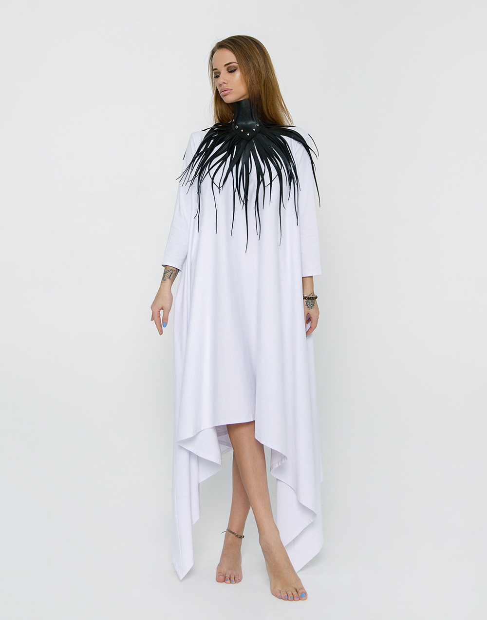картинка Платье свободное белое от магазина KATAMI WEAR